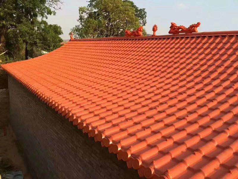 樹(shù)脂瓦工程案例